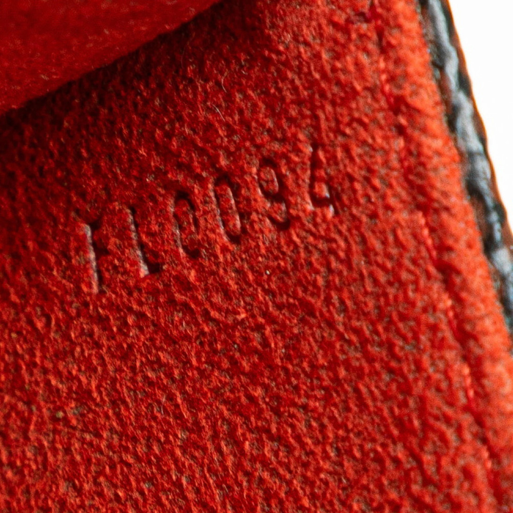 LOUIS VUITTON Brown Damier Leather Pochette Pouch - Picture 8 of 8